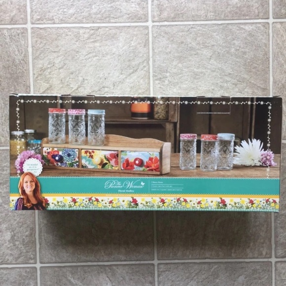The Pioneer Woman Floral Melody  Spice Shelf Set - Picture 7 of 8